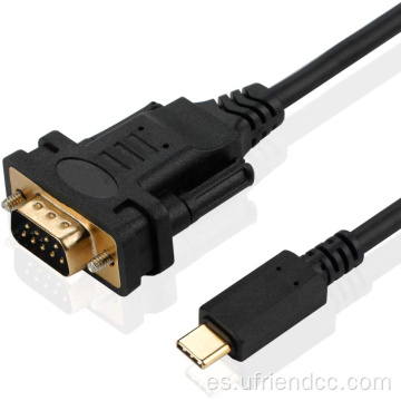 Función RS232 personalizada tipo C a cable DP9
